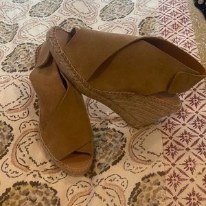 COPY - Women’s Maypol suede wedge sandal size 8 NWOB